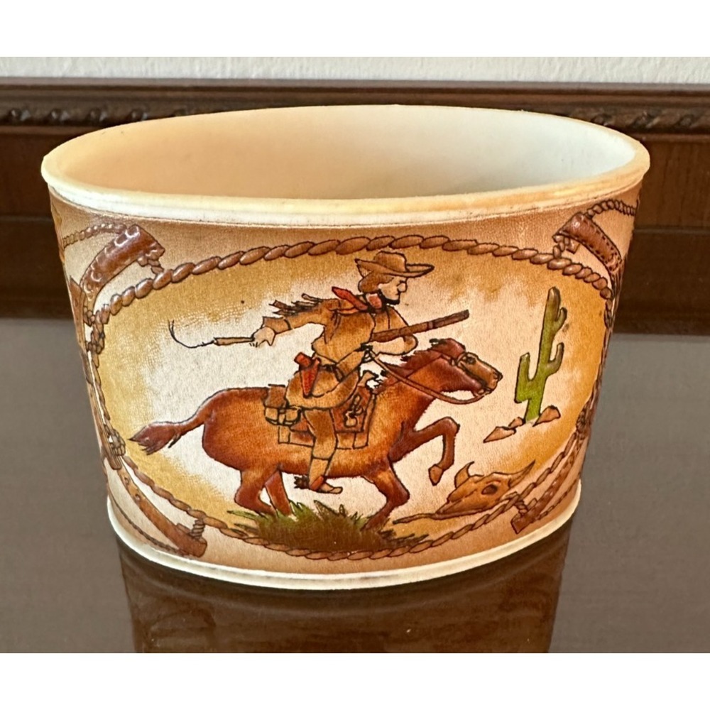 Vintage Western Themed‎ Pen & Pencil Holder - Boots, Cowboy Hat, Gun & Holster